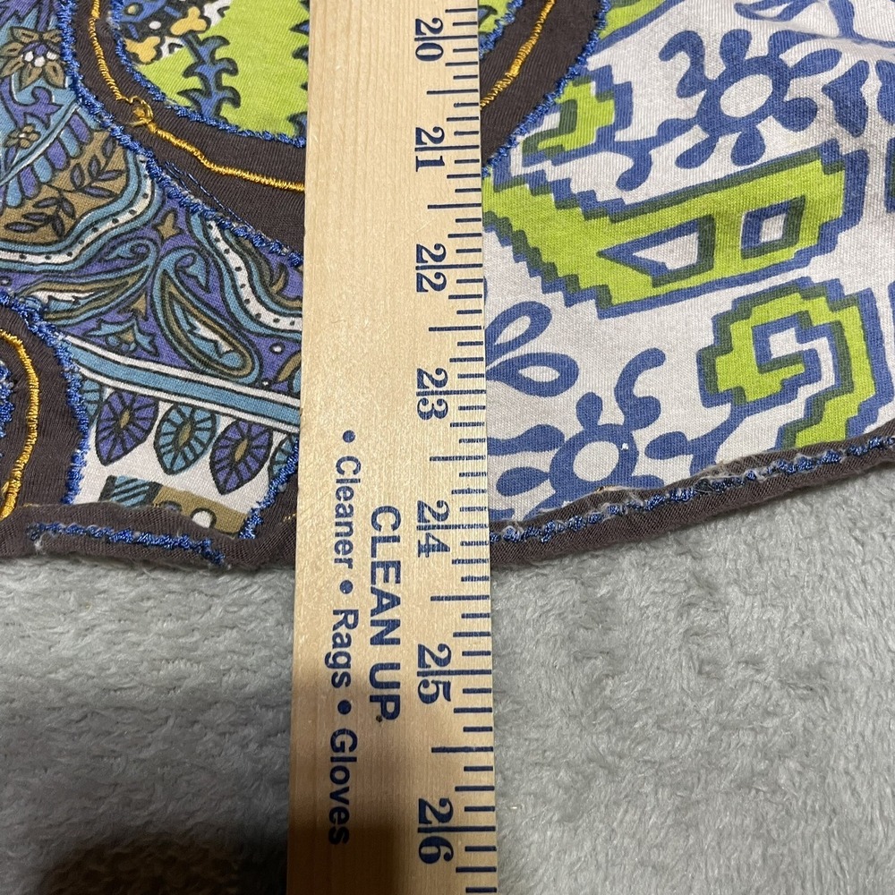 Inner Child Top Womens Small Patchwork Embroidere… - image 7